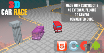 3D Car Race - Template for Construct 3