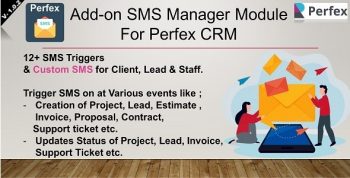 Add-on SMS Manager Module for Perfex CRM