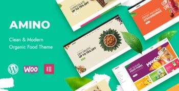 Amino - Organic & Food WordPress Theme