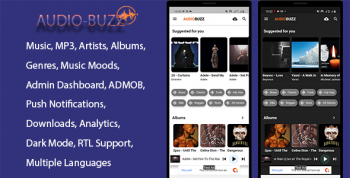 AudioBuzz - Flutter Music App for Android & IOS
