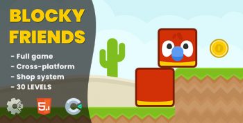 Blocky Friends - HTML5 Game | Construct 2 & Construct 3