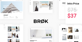 Brøk - Architecture Theme