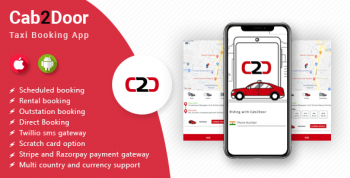 Cab2door Online Taxi Booking App Full Solution
