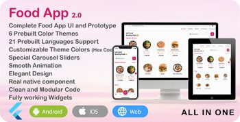 Food App - Flutter UI Theme