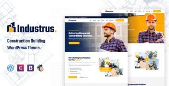 Industrus - Construction WordPress Theme