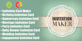 Invitation Card Maker | Greeting cards design | Android App | Admob Ads