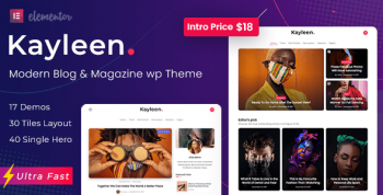 Kayleen | Blog & Magazine WordPress Theme