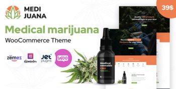 Medijuana - Medical Cannabis WordPress Theme