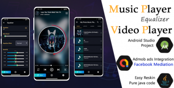 Music player & Video player - Equalizer with Admob Ads Integration