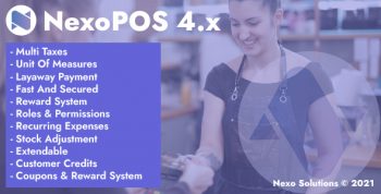 NexoPOS 4.x - POS, CRM & Inventory Manager