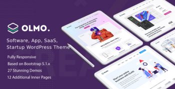 OLMO - Software & SaaS Landing WordPress Theme