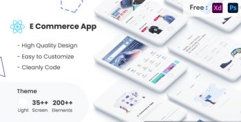 React Native ECommerce UI KIT Template in react native e-commerce store apps
