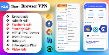 THAR - VPN Browser | VPN High Secure | VPN Subscription Plan | Admob Ads
