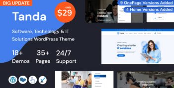 Tanda - Technology & IT Solutions WordPress Theme