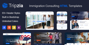 Tripzia – Immigration and Visa Consulting HTML Template