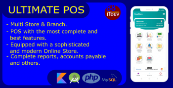 Ultimate Point Of Sales (POS) complete package, Android and Online Store with rest api php mysql