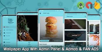 Wall Hub - Android Wallpapers App - Admob & FAN