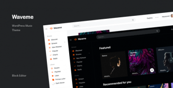 Waveme - Music Platform WordPress Theme