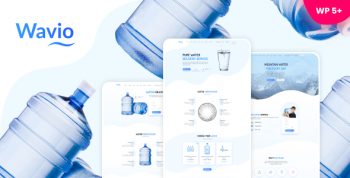 Wavio - Bottled Water Delivery WordPress Theme