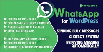 Waziper - Whatsapp Marketing Tool for WordPress