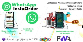 WhatsApp InstaOrder - ContactLess WhatsApp Ordering | Restaurant Menu - Takeaway | Delivery | Table