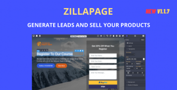 Zillapage -  Landing page and Ecommerce builder