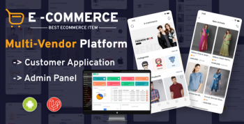 eCommerce - Multi vendor ecommerce Android App with Admin panel