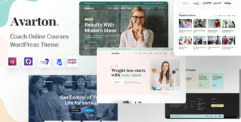 Avarton - Coach Online Courses WordPress Theme