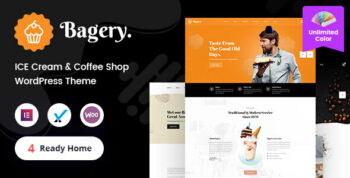 Bagery - Ice Cream Shop WordPress Theme