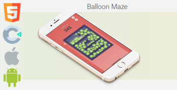 Balloon Maze - HTML5 Game (Construct 3 / c3p)