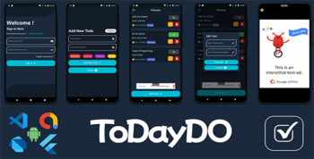Complete Flutter  Todo App With Firebase For Android