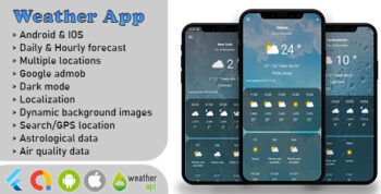 Flutter Weather App for Android & IOS