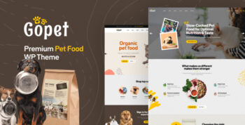 Gopet - Pet Food WooCommerce WordPress Theme