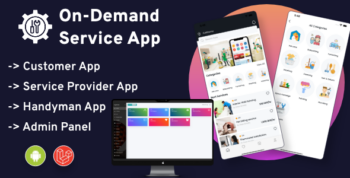 Handy Service - On-Demand Home Services, Business Listing, Handyman Booking Android App with Admin