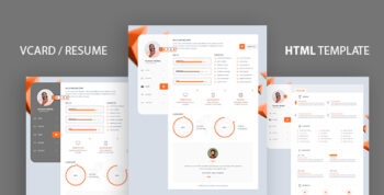 Kijat - CV & Resume vCard HTML Template
