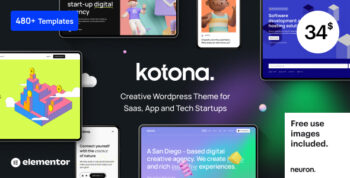 Kotona - Software and App Landing Page Theme