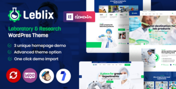 Leblix - Laboratory & Research WordPress Theme
