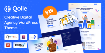 Qolle - Creative Digital Agency WordPress Theme