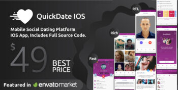 QuickDate IOS- Mobile Social Dating Platform Application