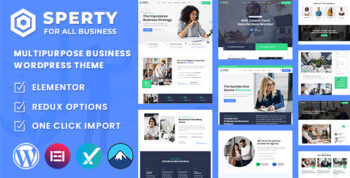 Sperty - Multipurpose Business WordPress Theme