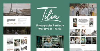 Tilia - Photography Portfolio WordPress Theme
