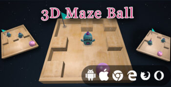 3D Maze Ball - Cross Platform Casual Physics Game