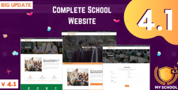 Complete School Website with Online Admission and Admin Panel