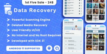 Data Recovery - Deleted Photos, Videos & Audios Recovery(Android 11 Supported)