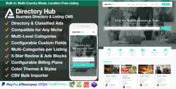 Directory Hub Listing & Business Directory CMS