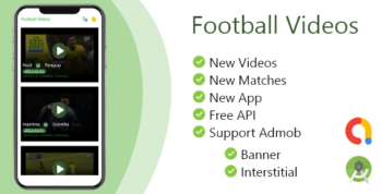 Football Videos App + Admob