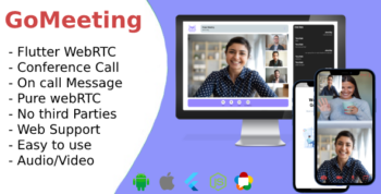 GoMeeting - Conference Mobile App with Flutter Web Support