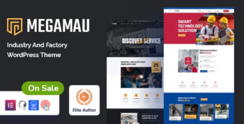 Megamau – Industry and Factory WordPress Theme