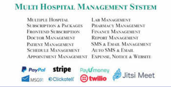 Multi Hospital - Hospital SaaS App + Mobile Applications