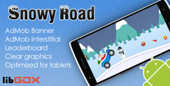 Snowy Road with AdMob and Leaderboard